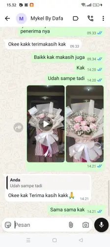 Testimonial Buket Bunga paseh kaler