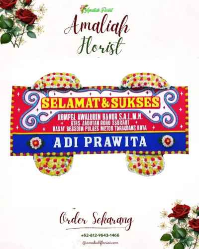 Karangan Bunga Ucapan Selamat paseh kaler